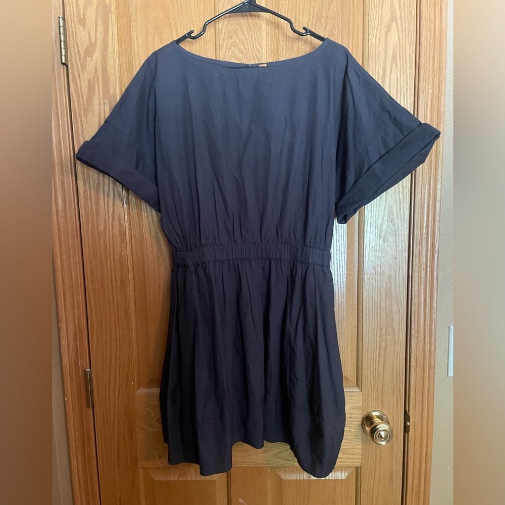 Free People Charcoal Gray Dress with Pockets